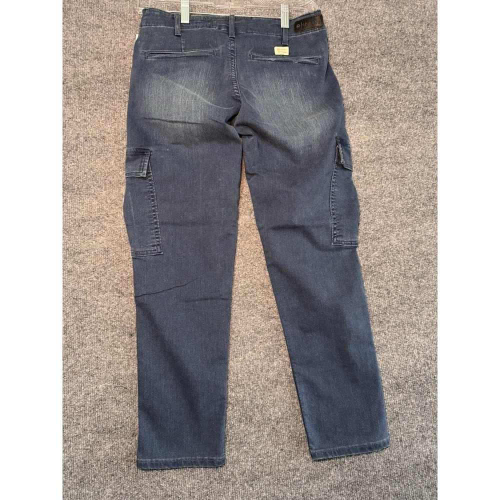 AG x THEORY Standard Issue Slim Cargo Cropped Capri Jeans NWT Womens 4/27 - Picture 3 of 9
